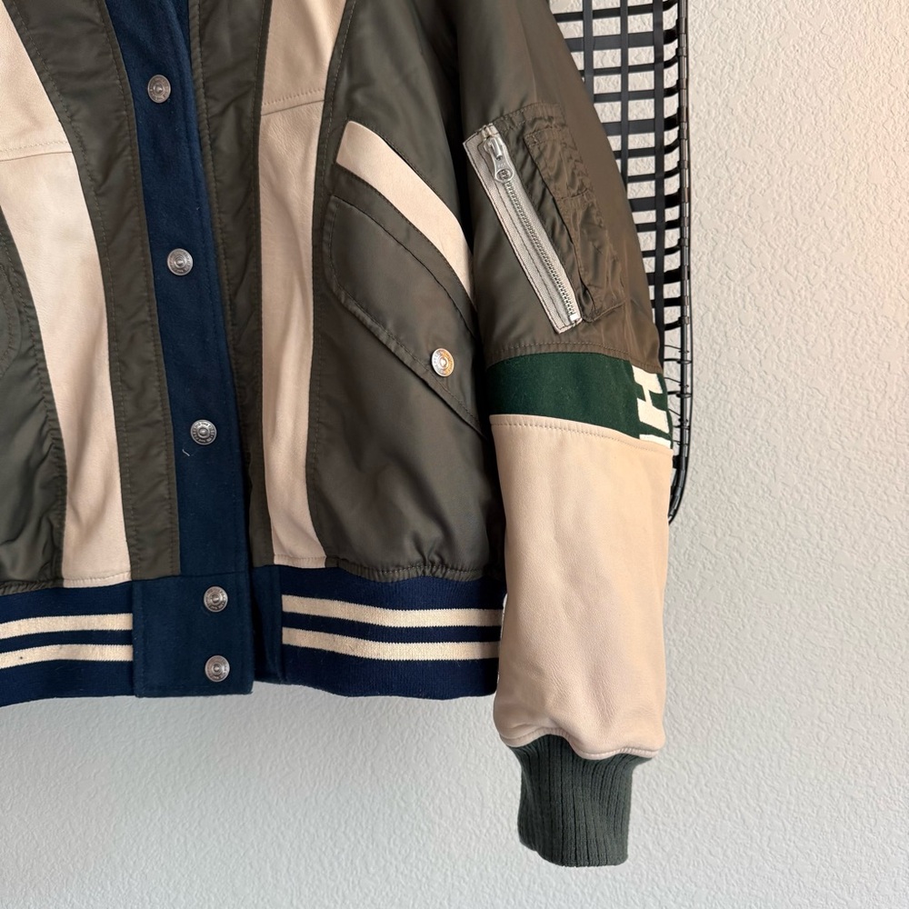 Free people We The Free Triple Kick Novelty Bomber Jacket - Picture 8 of 9